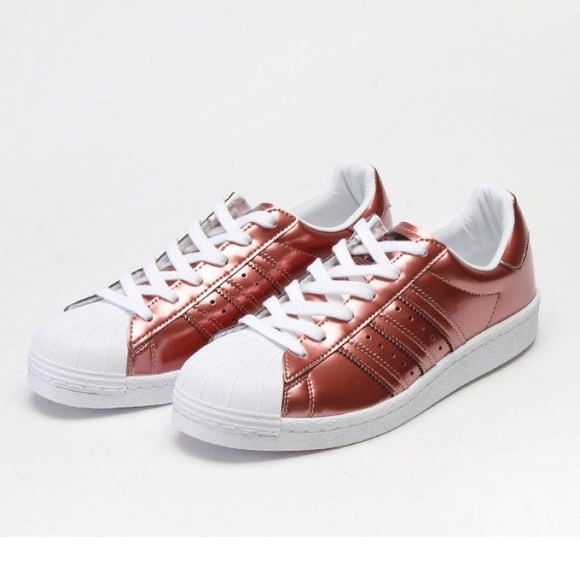 adidas Shoes - Adidas Superstar Metallic Rose Gold Shoes